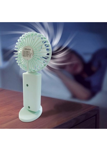 Cacaodijital Ekran Mini Fan USB 400 Mah El Küçük Elektrikli Fan Taşınabilir Öğrenci Soğutma (Yurt Dışından) indirimleri