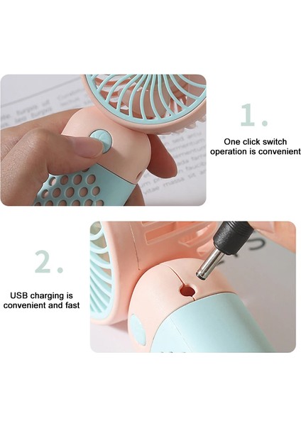 Cacaosevimli Kompakt Cep Fanı Taşınabilir Mini El Fanı USB (Yurt Dışından) fiyatları