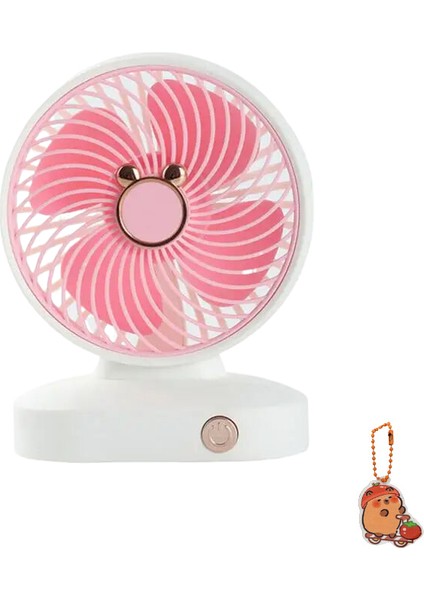 Cacaoelektrikli Fan USB Şarjı Şarj Edilebilir Güçlü Taşınabilir Öğrenci Ofisi (Yurt Dışından)
