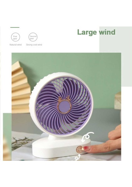 Cacaoelektrikli Fan USB Şarjı Şarj Edilebilir Güçlü Taşınabilir Öğrenci Ofisi (Yurt Dışından) fırsatları