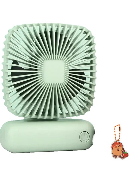 Cacaomasaüstü Küçük Fan Mini El Şarj Edilebilir Taşınabilir Fan USB Üç Hızlı Fan, (Yurt Dışından)