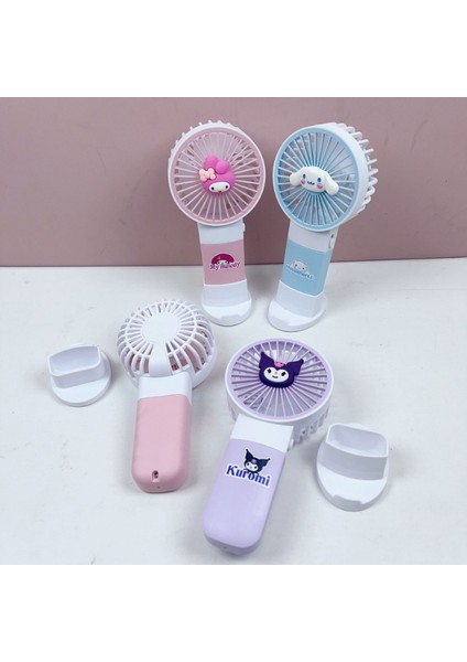 Cacaokawaii Hello Kitty Kuromi My Melody El Tipi Mini Fan (Yurt Dışından)