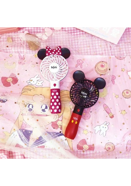 Cacaodisney Açık Taşınabilir Karikatür Kawaii Mickey USB Fan Hava Soğutucu (Yurt Dışından) modelleri