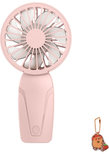 Cacaoel Fanı USB Şarj Edilebilir Küçük Soğutma Fanı Kirpik Sessiz Radyatör (Yurt Dışından)