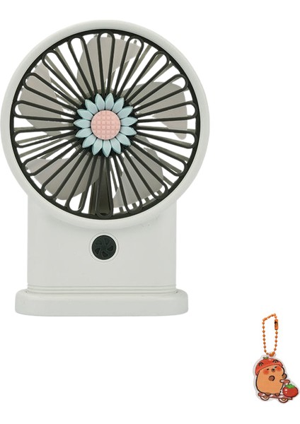 Cacaoayçiçeği Elektrikli Fan Küçük Öğrenci Taşınabilir El USB Şarjı Uzun Ömrü (Yurt Dışından)