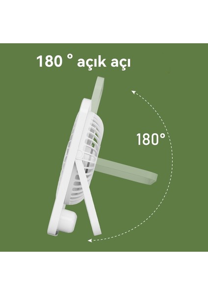 Cacaomasaüstü Küçük Fan Mini Taşınabilir Ofis Masası Öğrenci Yurdu USB Şarj Fanı Küçük Duvara Monte Fan (Yurt Dışından)