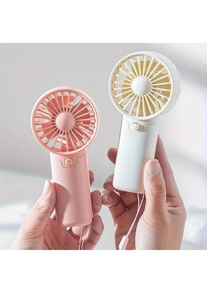 Cacaomini Taşınabilir Fan Sevimli El Fanı Hafif Cep Boyutu Düşük Gürültü (Yurt Dışından) fiyatları