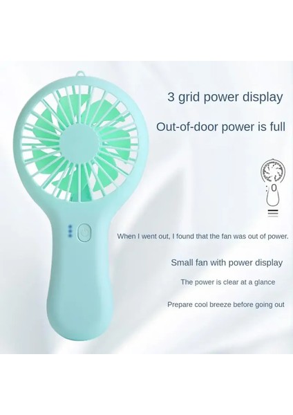 Cacaoelde Taşınabilir Küçük Fan Soğutucu Taşınabilir Küçük USB Fan Mini Sessiz (Yurt Dışından)