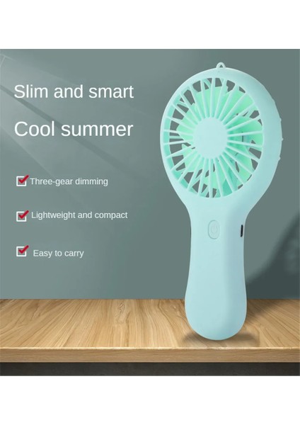 Cacaoelde Taşınabilir Küçük Fan Soğutucu Taşınabilir Küçük USB Fan Mini Sessiz (Yurt Dışından)