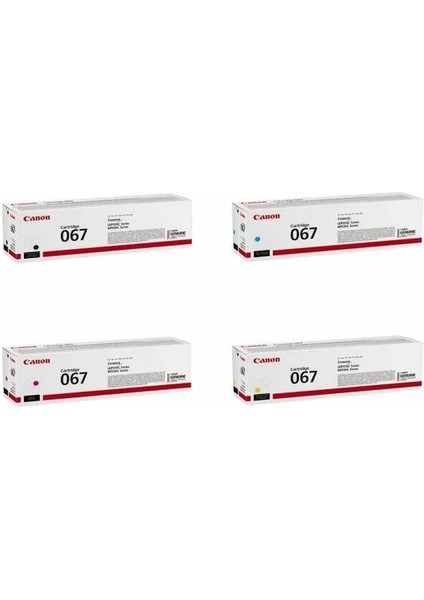 CRG-067 Orjinal 4 Renk Toner Seti