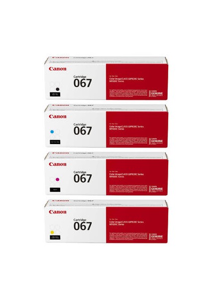 CRG-067 Orjinal 4 Renk Toner Seti