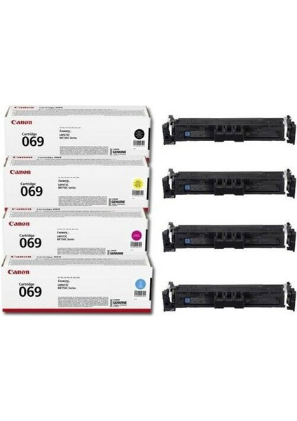 CRG-069 Orjinal Toner 4'lü Set - Tüm Renkler Toner Takımı