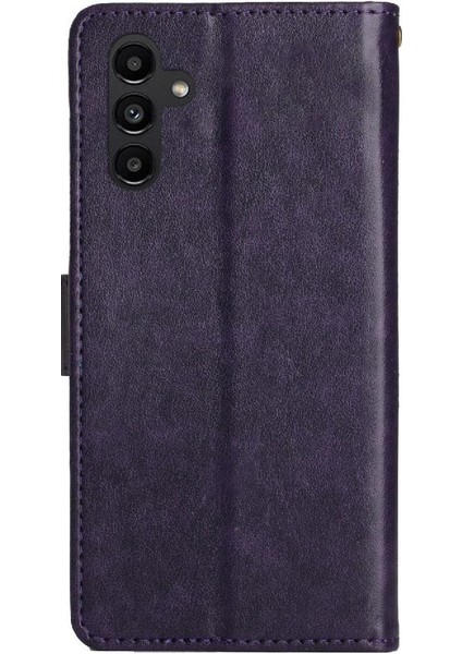 Samsung Galaxy A35 Kickstand Manyetik Kapatma Bilek Kayışı Pu Için Filp Durumda (Yurt Dışından)