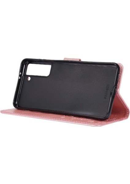 Samsung Galaxy S21 Fe 5g Için Filp Durumda Kickstand Bilek Kayışı Kart Tutucu (Yurt Dışından) modelleri