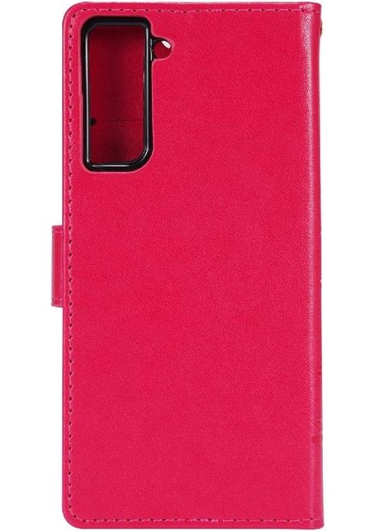 Samsung Galaxy S21 Fe 5g Için Filp Durumda Kickstand Bilek Kayışı Kart Tutucu (Yurt Dışından) modelleri