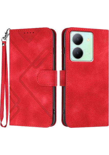 Kart Yuvası Standı ile Vıvo Y78 Manyetik Kapak Için Flip Case Cüzdan Pu (Yurt Dışından)