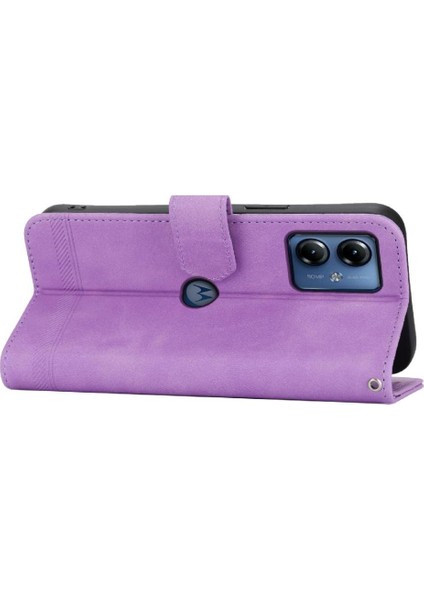 Motorola Moto G14 Kart Yuvaları Bileklik Premium Manyetik Için Flip Case (Yurt Dışından) fırsatları