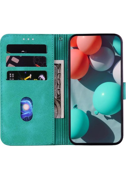 Telefon Kılıfı Için Xiaomi Poco F6 Pro Cüzdan Kart Yuvası Fonksiyonu Pu Deri (Yurt Dışından)