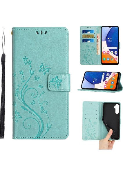 Samsung Galaxy A34 Pu Deri Manyetik Kapatma Kickstand Için Filp Durumda (Yurt Dışından)