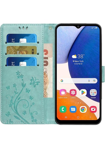 Manyi Mall Samsung Galaxy A25 Manyetik Kapatma Bilek Kayışı Kart Tutucu Için Filp Durumda (Yurt Dışından)