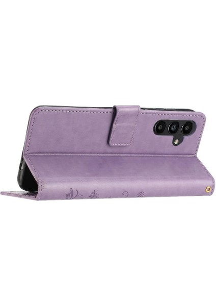 Samsung Galaxy Filp Kart Tutucu Için Kickstand Durumda Bilek Kayışı Pu (Yurt Dışından)