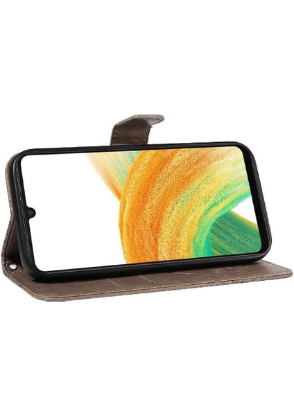 Kredi Kartı Yuvası Ayrılabilir El ile Samsung Galaxy A73 5g Için Flip Case (Yurt Dışından) modelleri