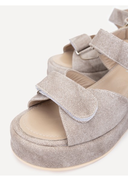 Ecax Kadın Bej Topuklu Sandalet 1028 A18-5 Bn Sndlt Y24 fiyatları