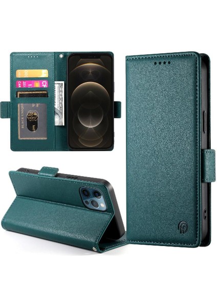 IPhone 12 Için Flip Case Pro Max Günlük Kullanım Flip Cüzdan Kartvizit Yuvaları (Yurt Dışından) fırsatları