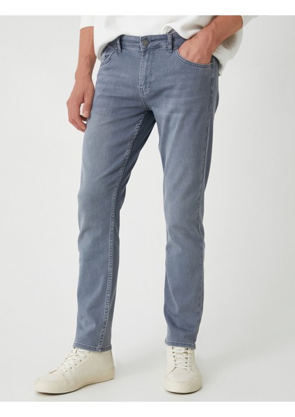 Slim Fit Kot Pantolon - Brad Jean