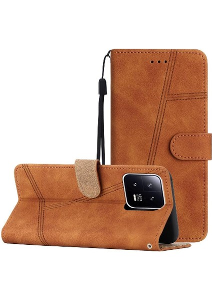 Xiaomi 13 Pro Için Flip Case Cüzdan Pu Deri Flip Case Folio Tam Koruma (Yurt Dışından)