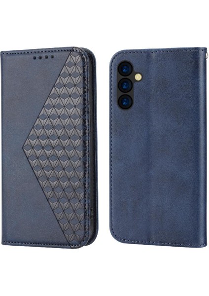 Samsung Galaxy M14 5g Için Flip Case Standı Cüzdan El Kayışı Eşkenar Dörtgen Şekli (Yurt Dışından)