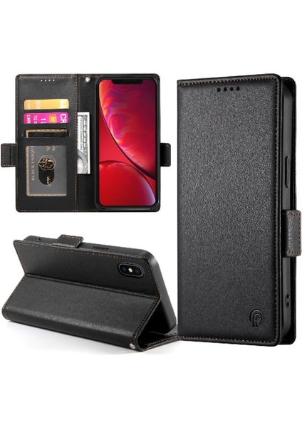 IPhone x Için Flip Case/xs Cüzdan Flip Kart Yuvaları Iş Günlük Kullanım (Yurt Dışından) modelleri