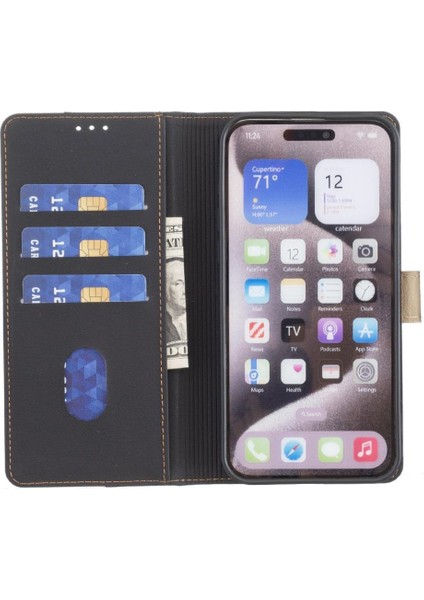 IPhone 11 Pro Max Rfıd Engelleme Kickstand Kart Yuvaları Tutucu Için Flip Case (Yurt Dışından)