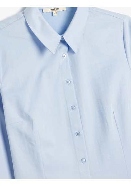 Poplin Gömlek Uzun Kollu Klasik Yaka Slim Fit modelleri