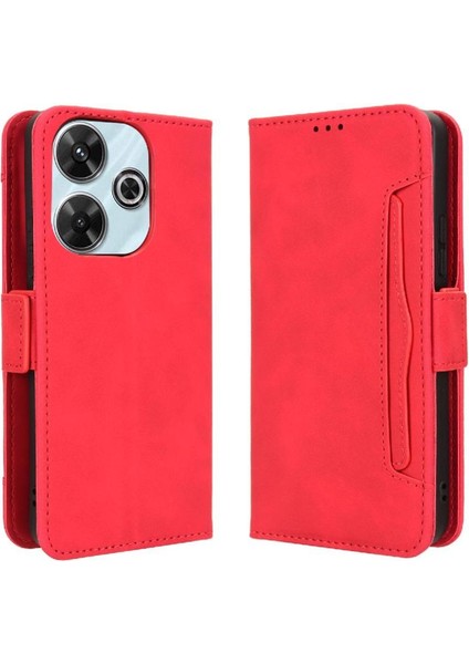 Xiaomi Poco M6 4g Deri Cüzdan Kapak Manyetik Kapatma Kartı (Yurt Dışından)