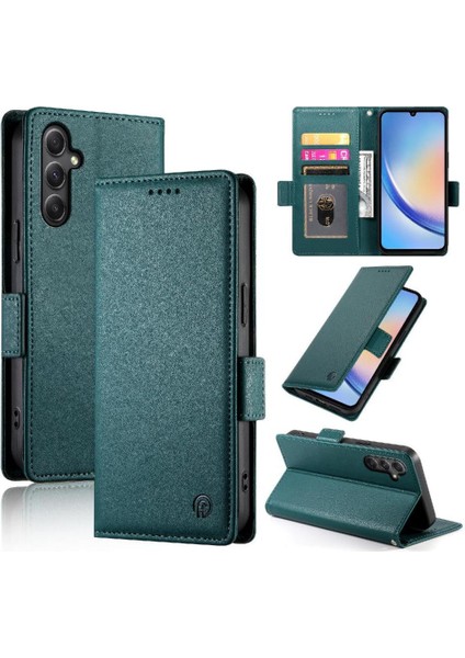Samsung Galaxy A34 5g Için Flip Case Iş Çevir Cüzdan Kart Yuvaları Günlük (Yurt Dışından) fırsatları