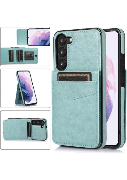 Samsung Galaxy S23 Durumda Cüzdan Kart Tutucu Manyetik Toka ile Uyumlu (Yurt Dışından)