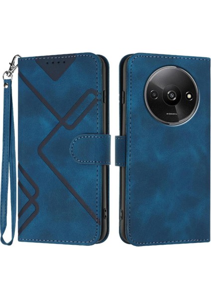 Kart Yuvası Standı ile Xiaomi Redmi A3 Için Flip Case Cüzdan Pu Deri (Yurt Dışından)