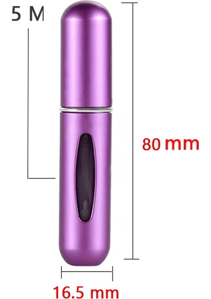 SN-14515 Pratik Doldurulan Alümiyum Mini Cep Parfüm Şişesi (5ml)