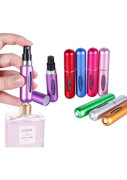 SN-14515 Pratik Doldurulan Alümiyum Mini Cep Parfüm Şişesi (5ml) fiyatları