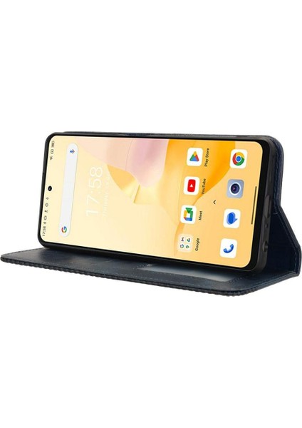 Blackview Oscal Tiger 12 Pu Deri Cüzdan Manyetik Kapatma Için Kılıf (Yurt Dışından) indirimleri