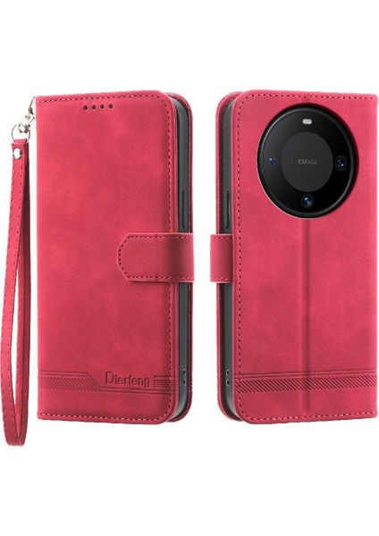 Huawei Mate 60 Nakit Cep Manyetik Kapatma Premium Kart Için Flip Case (Yurt Dışından)