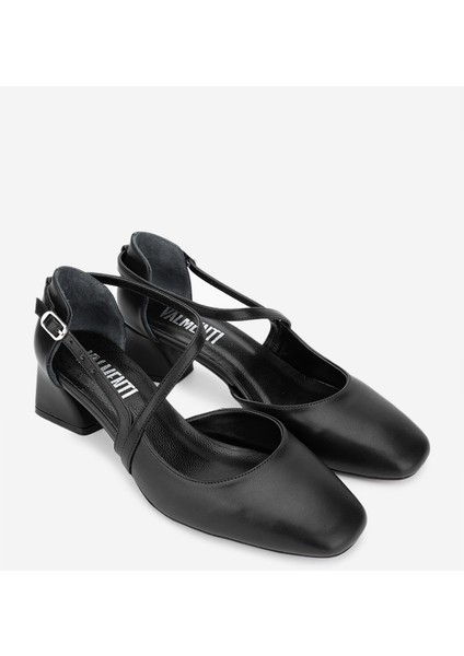 Terza Kadın Siyah Cilt Hakiki Deri Topuklu Ayakkabı 1027 551 Bn Ayk Y24 fiyatları