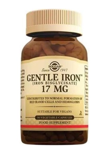 Gentle Iron 17 mg 90 V-Kapsül