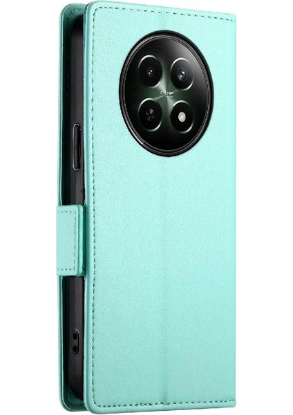 Realme 12 5g Günlük Kullanım Için Flip Case Iş Cüzdan Kart Yuvaları Flip (Yurt Dışından)