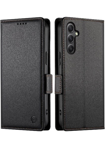 Samsung Galaxy A34 5g Için Flip Case Iş Çevir Cüzdan Kart Yuvaları Günlük (Yurt Dışından)