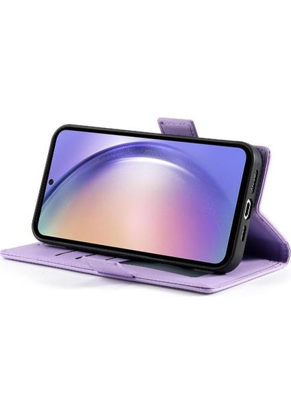 Samsung Galaxy A54 5g Için Flip Case Iş Cüzdan Kart Yuvaları Flip Case Günlük (Yurt Dışından) indirimleri