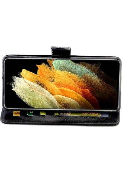 Samsung Galaxy S21 Ultra 5g Kart Tutucu Kickstand Manyetik Için Flip Case (Yurt Dışından) fiyatları