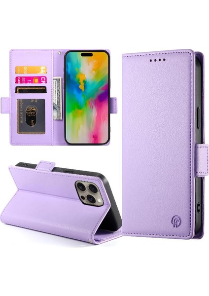 IPhone 16 Pro Max Cüzdan Günlük Kullanım Için Flip Case Kart Yuvaları Flip Iş (Yurt Dışından)