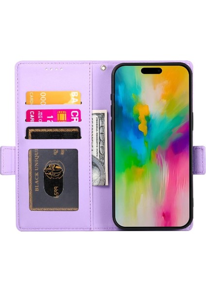 IPhone 16 Pro Max Cüzdan Günlük Kullanım Için Flip Case Kart Yuvaları Flip Iş (Yurt Dışından)